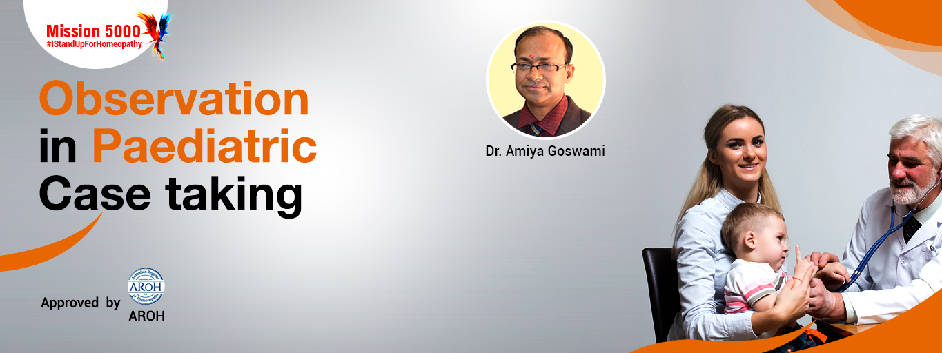 Observation in Paediatric Case taking